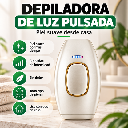 Depiladora IPL – 5 Niveles de Intensidad para Uso en Casa ✨
