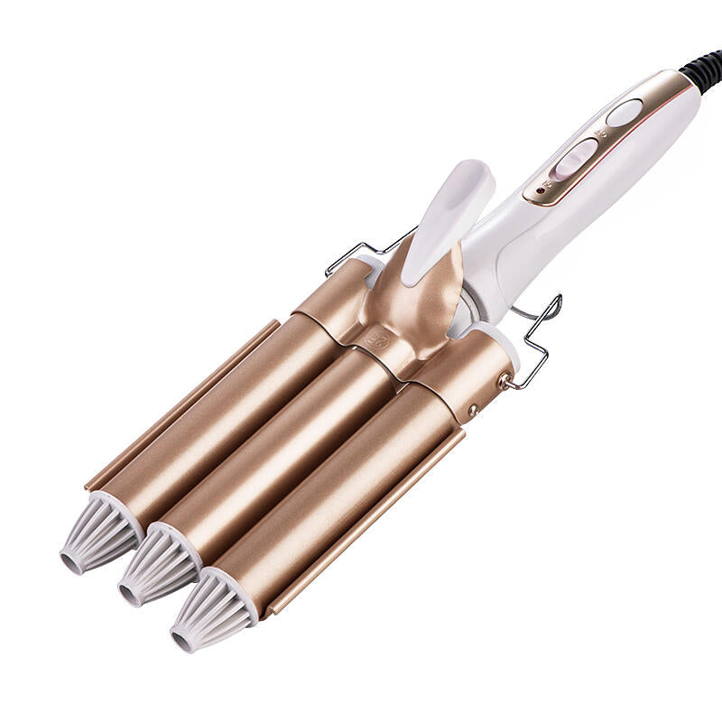 Rizador Triple de Pelo – Ondas Definidas y Volumen ✨